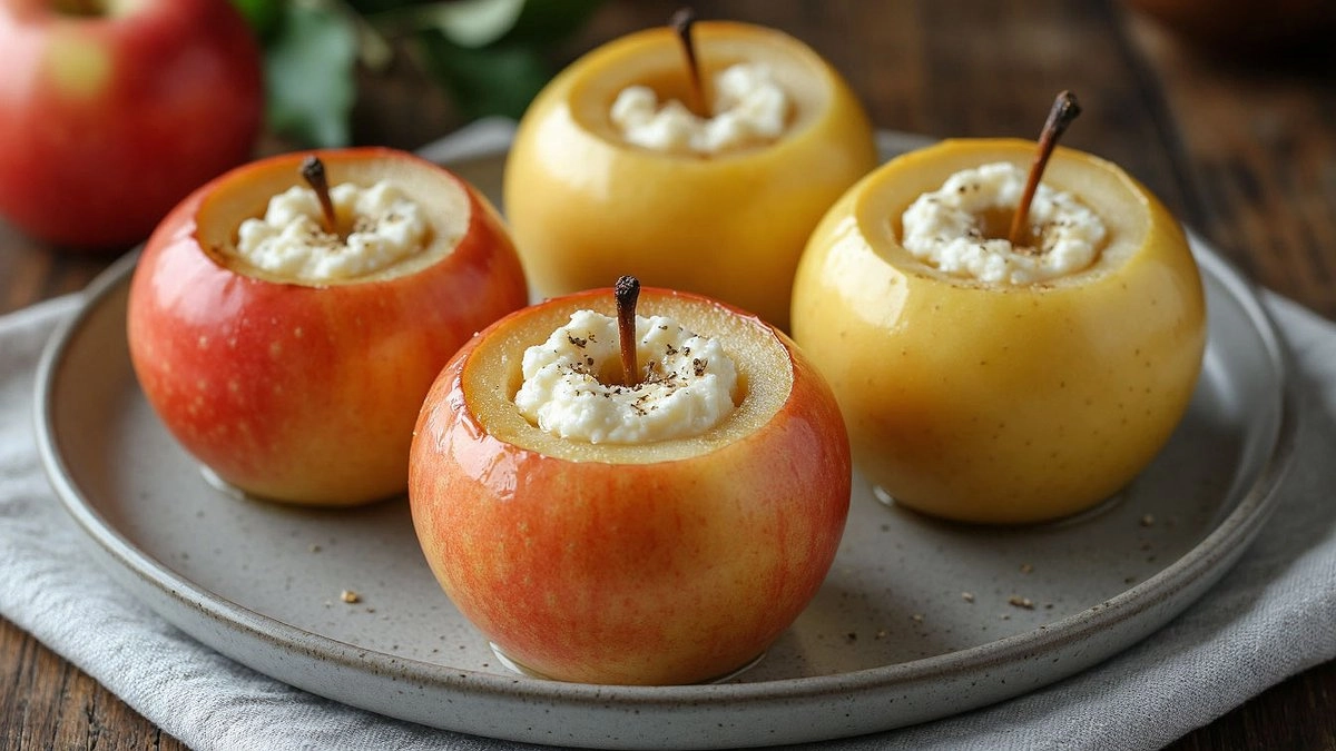 Главная картинка новости: Творожная запеканка в яблоках за 7 минут: сочный и нежный десерт, который готовится быстрее, чем вы думаете