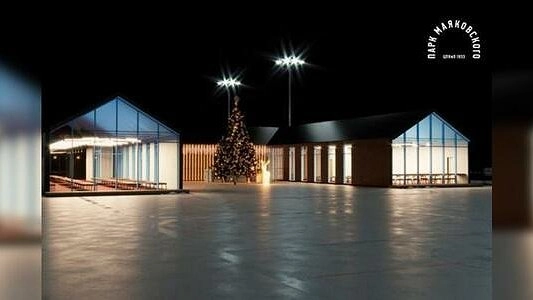 В ЦПКиО будет организован новый каток – в три раза больше обычного, с теплой зоной и кафе