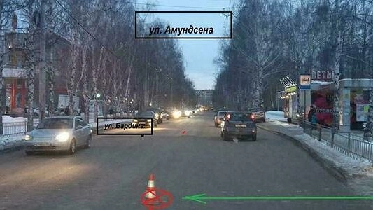 Полиция Екатеринбурга ищет водителя, который сбил бабушку на «зебре» в конце декабря на Бардина