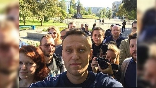 В Екатеринбурге начался митинг с участием Алексея Навального