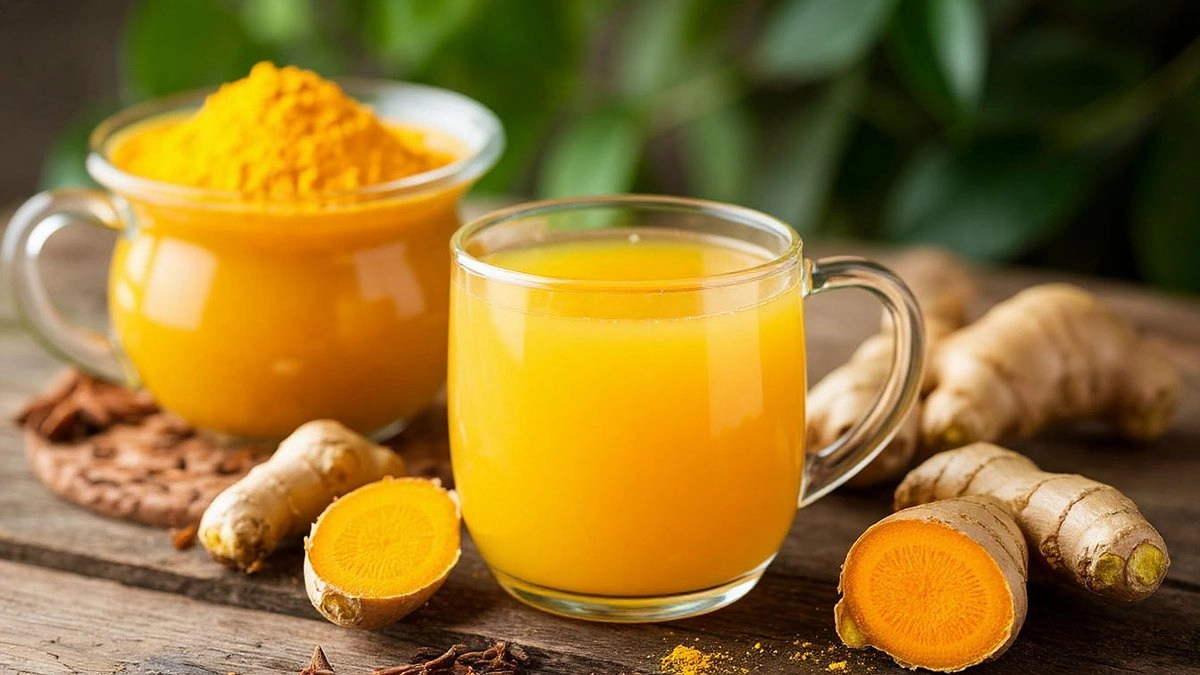 Главная картинка новости: Пьем имбирь с куркумой, как японцы: бодрит мощнее кофе, а польза для здоровья уникальна