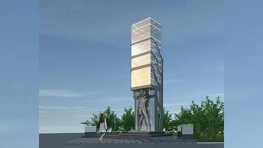 В Екатеринбурге появится шестиметровый "Атлант стройки"