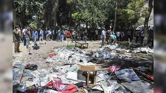 Видео взрыва в Турции, который устроила 18-летняя смертница - июль 2015 - видео