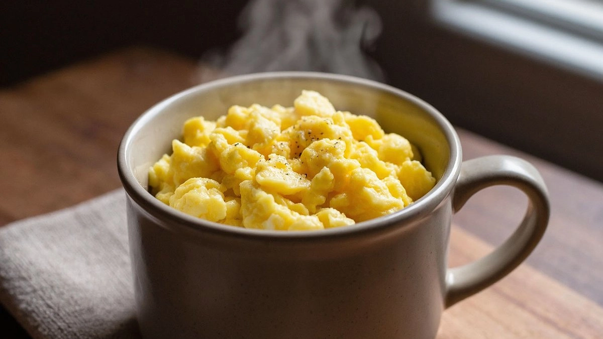 Главная картинка новости: Три минуты до идеального завтрака: мой секрет быстрого омлета без сковороды и лишнего мытья