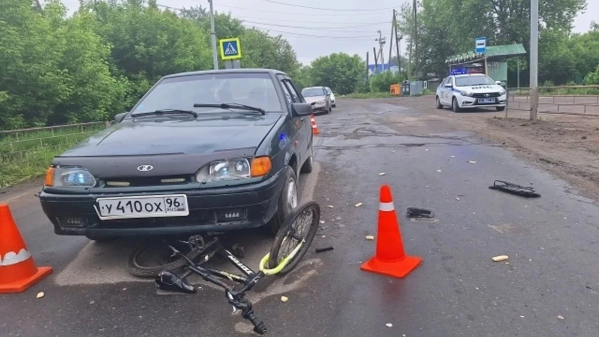 В Алапаевске на «зебре» сбили 11-летнего велосипедиста — мальчик в больнице