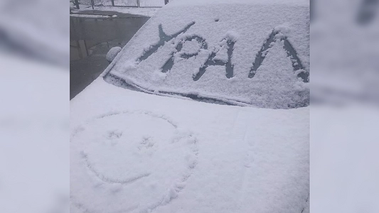 Главная картинка новости: "Вот такая весна": атмосферные фото заснеженного города от екатеринбуржцев