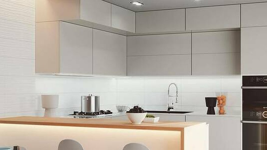 Главная картинка новости: Интерьер дня: Белая плитка на фартук для кухни