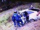 Лобовое ДТП на Серовском тракте: пострадавших из разбитой машины доставали спасатели