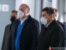 Цуканов и Куйвашев осмотрели временный госпиталь в "Екатеринбург-ЭКСПО" для больных коронавирусом