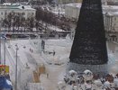 Начали обваливаться стены: ледовый городок в Екатеринбурге закрыли