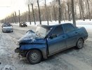 Первые аварии 2015 года в Екатеринбурге: Ваз превратился в груду металла, водитель и пассажиры в больнице, дтп екатеринбург 1 января 2015 года