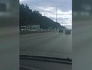 На Кольцовском тракте в Екатеринбурге бетономешалка протаранила легковушку - 25 марта 2015 года