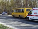 В Екатеринбурге на Егоршинском подходе МАН столкнулся с пассажирским автобусом. Пострадали трое пасажиров - 7 мая 2015 года