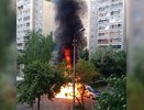 На Шварца в Екатеринбурге утром сгорел «Фольксваген Туарек» - 1 июня 2015 года
