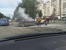 ДТП в Екатеринбурге: в аварии на Мира - Блюхера от столкновения с «Ауди» задымился ВАЗ-2114 - 10 июля 2015