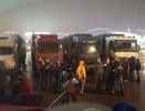 Бунтующие дальнобойщики разбили лагерь в Химках