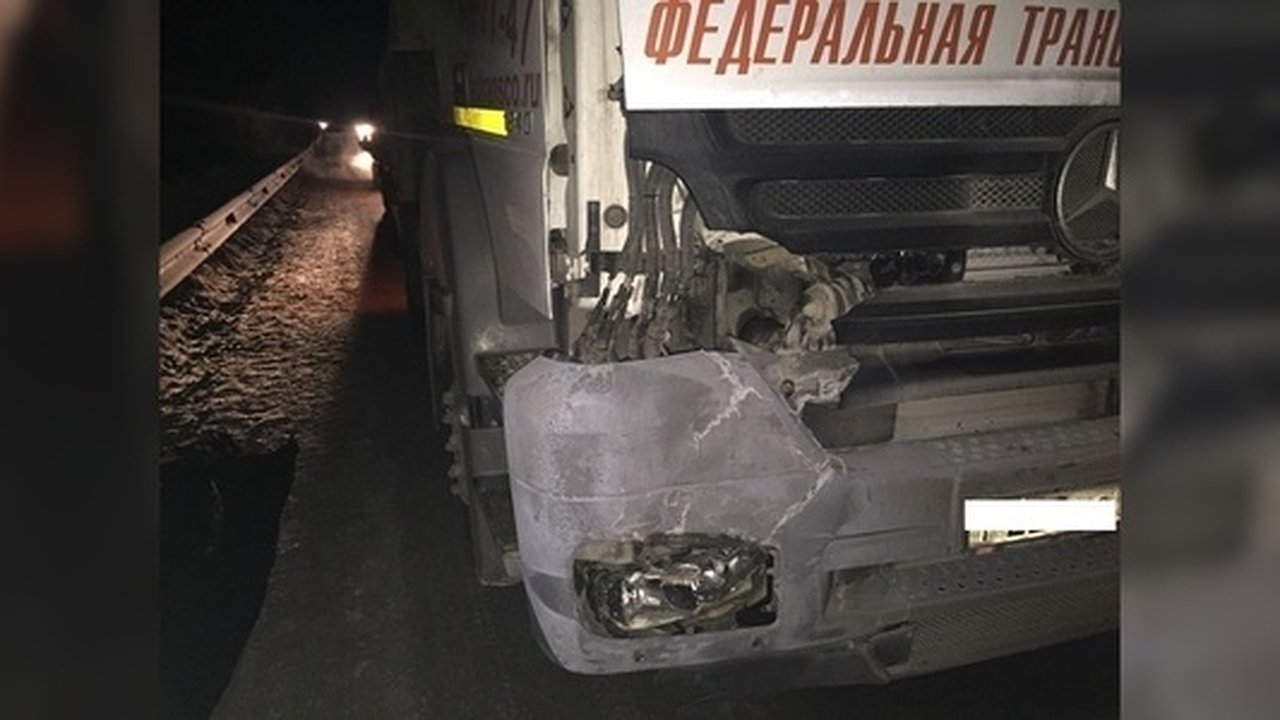 Главная картинка новости: Ночью под Екатеринбургом тягач насмерть сбил мужчину