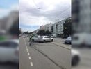 В центре Екатеринбурга из-за ДТП встали трамваи - фото