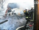 В пожаре под Екатеринбургом погиб человек