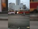 В Екатеринбурге лоб в лоб столкнулись два трамвая