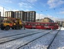 В Екатеринбурге трамвай сошел с рельсов и перекрыл пути