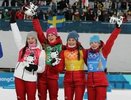 Российские лыжницы стали третьими в олимпийской эстафете