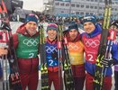 Российские лыжники завоевали серебро в олимпийской эстафете
