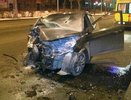 Водитель Hyundai влетел в фонарный столб на Московской