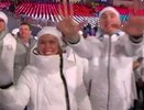 Российские спортсмены прошли вновь под нейтральным флагом на церемонии закрытия Олимпийских игр
