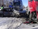 На Сортировке водитель легковушки погиб в ДТП с двумя грузовиками