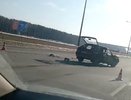 «Проехали на крыше метров 70»: у перевернувшейся на Кольцовском тракте легковушки срезало бок
