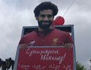Звезду египетского футбола Салаха поздравили с днем рождения в центре Екатеринбурга