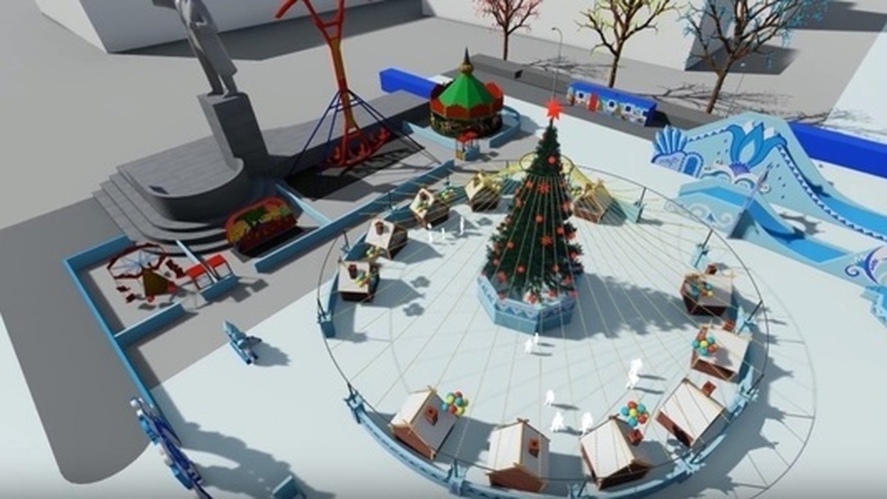 Главная картинка новости: Площадь 1905 года превратят в опушку из сказов Бажова