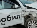 Таксист с тремя пассажирами устроил ДТП на Белинского: есть пострадавшие