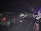 В двух массовых авариях под Екатеринбургом столкнулись более 20 машин