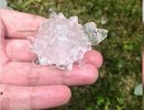 "COVID-19 в новом формате": в Асбесте выпал град в форме коронавируса