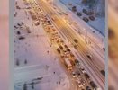 Стали известны подробности ДТП, из-за которого на выезде из Академического появилась пробка