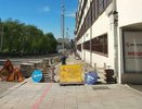 В центре уральской столицы вновь начали перекладывать плитку