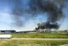 Пожар в Екатеринбурге: в строящемся здании у «Екатеринбург-Экспо» загорелся битум