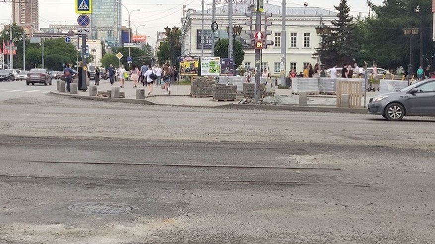 Трамвайная линия будет удалена из центра Екатеринбурга
