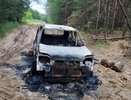 Сгоревшей автомобиль с трупом мужчины нашли в свердловском лесу