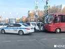 В Екатеринбурге произошло ДТП с участием пассажирского автобуса