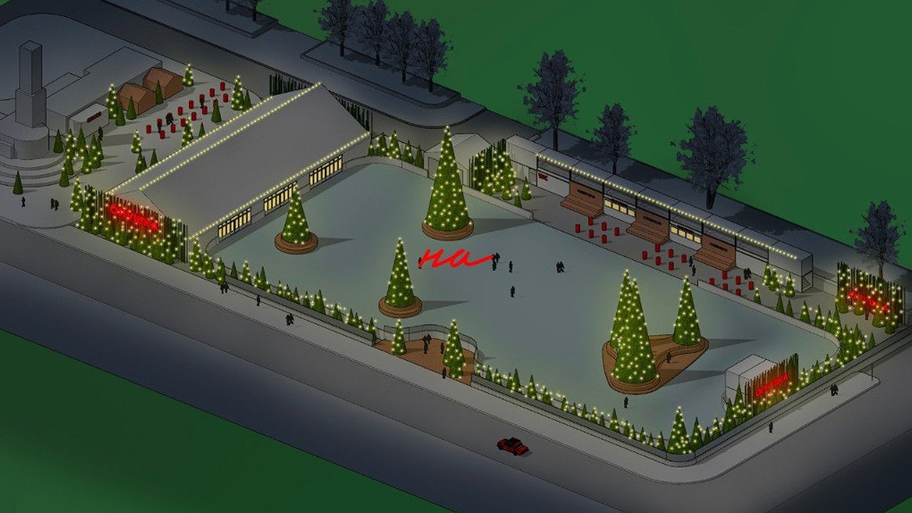 Главная картинка новости: Ледовый каток на площади 1905 года в Екатеринбурге откроется к Новому году - известна дата