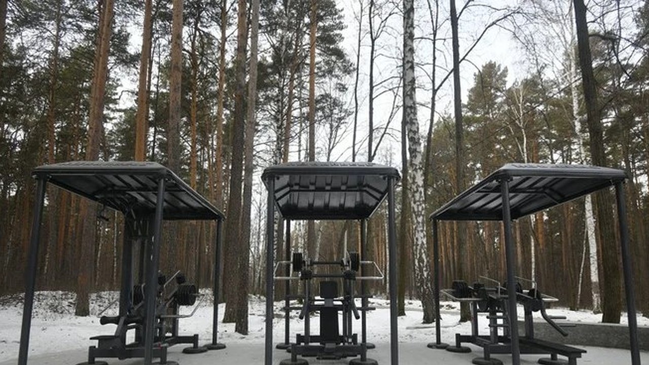 Главная картинка новости: Всё для занятий спортом: в Екатеринбурге открылась новая спортивная площадка с современными тренажерами