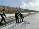 «Пеший рейс в никуда»: на Урале ДПС спасли женщину на трассе