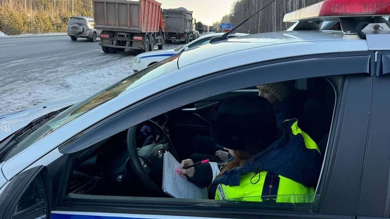 Главная картинка новости: Сильный снегопад в Свердловской области стал причиной массовой аварии