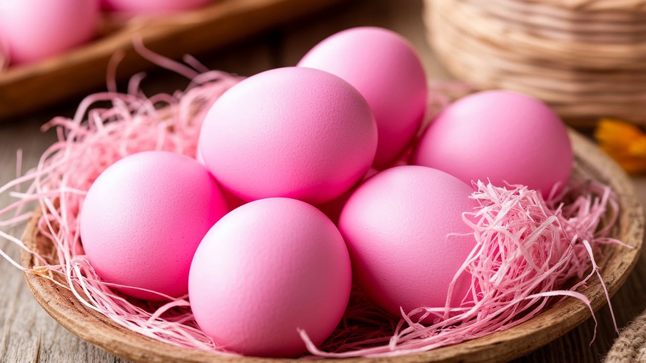 Главная картинка новости: Свекла и луковая шелуха в пролете: красим пасхальные яйца этим способом — скорлупки будут цвета розовой дымки