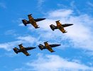 Пилотажная группа "Русь" прилетела в Екатеринбург для выступления на Дне города