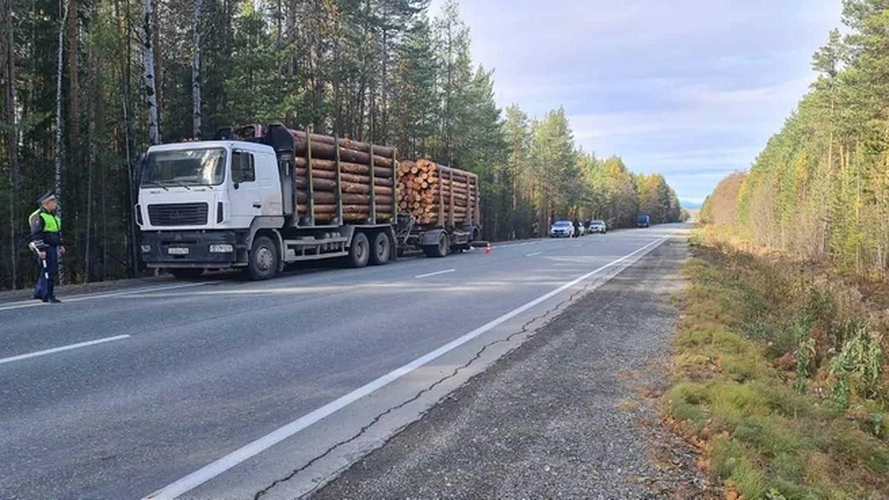 Главная картинка новости: Трагедия на трассе под Серовом: водителю оторвало ногу при ремонте прицепа