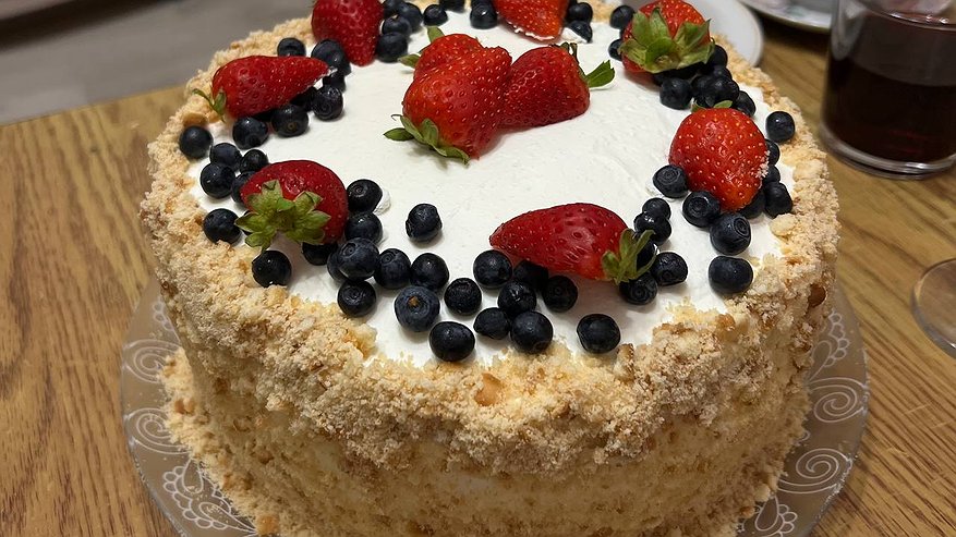 Главная картинка новости: Торт «Три стакана»: готовится за 30 минут без миксера и лишних хлопот